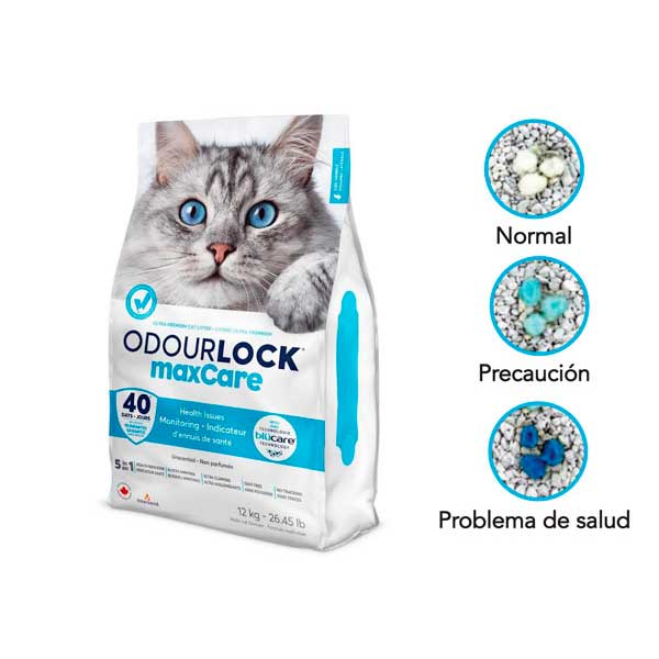 Arena para gato OdorLock Monitoreo de Salud