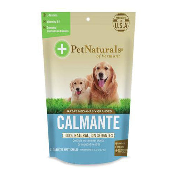 Calmantes Naturales Pet Naturals para Perros Raza Mediana y Grande en México Calmantes Naturales Pet Naturals para Perros Raza Mediana y Grande en México