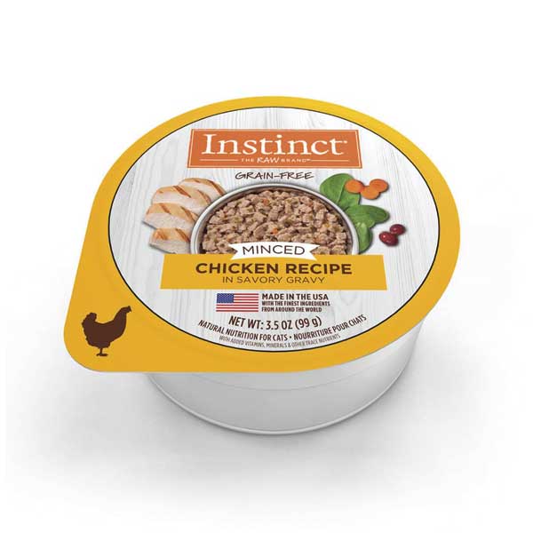Alimento Instinct Original Minced Cup Pollo para Gato