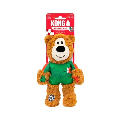 Juguete para perro Kong Mundial Wild Knots Bear Mundial México — Edición Limitada