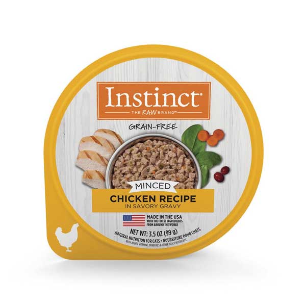 Alimento Instinct Original Minced Cup Pollo para Gato
