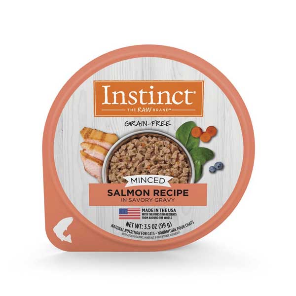Alimento Instinct Original Minced Cup Salmón para Gato